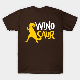 WinoSaur - Funny Wine Lover Shirts And Gifts - T-Rex T-Shirt